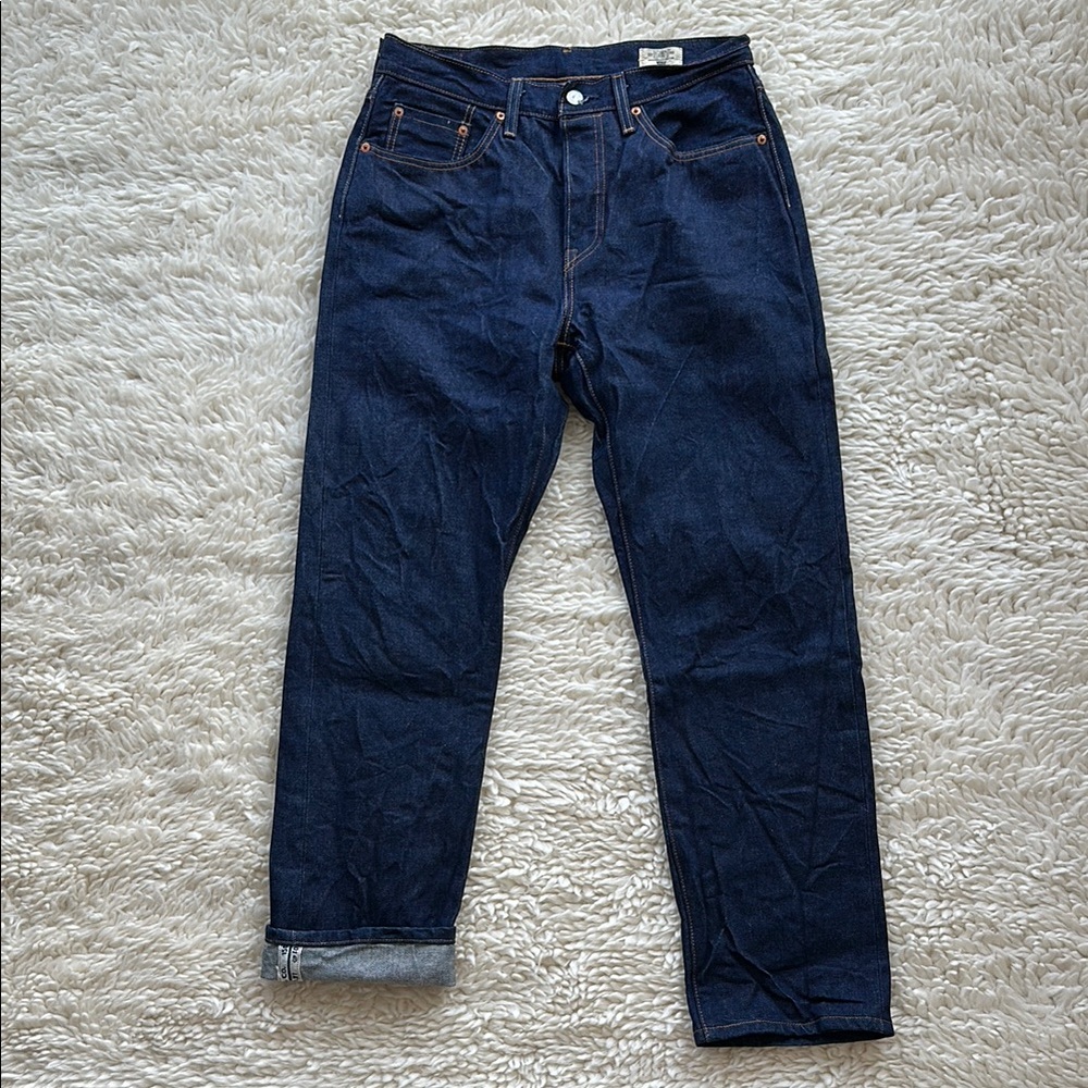 Levi’s 501 Selvege Indigo Denim 10th Year Anniversary Jeans size 28